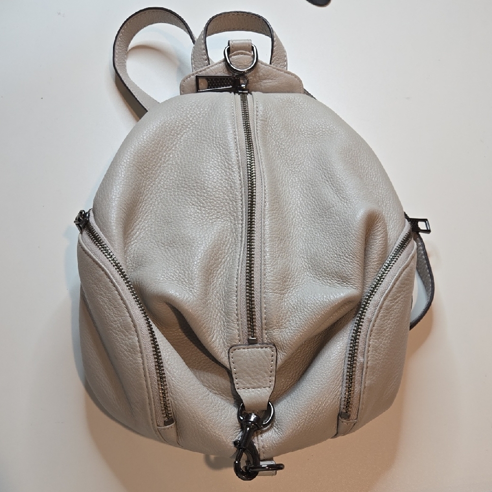 Rebecca Minkoff Gray Mini Covertible Backpack E